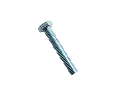 Parafuso Hexagonal 10X30 Din-933 8.8 Zinco. Aço Branco C-200 FONTANA