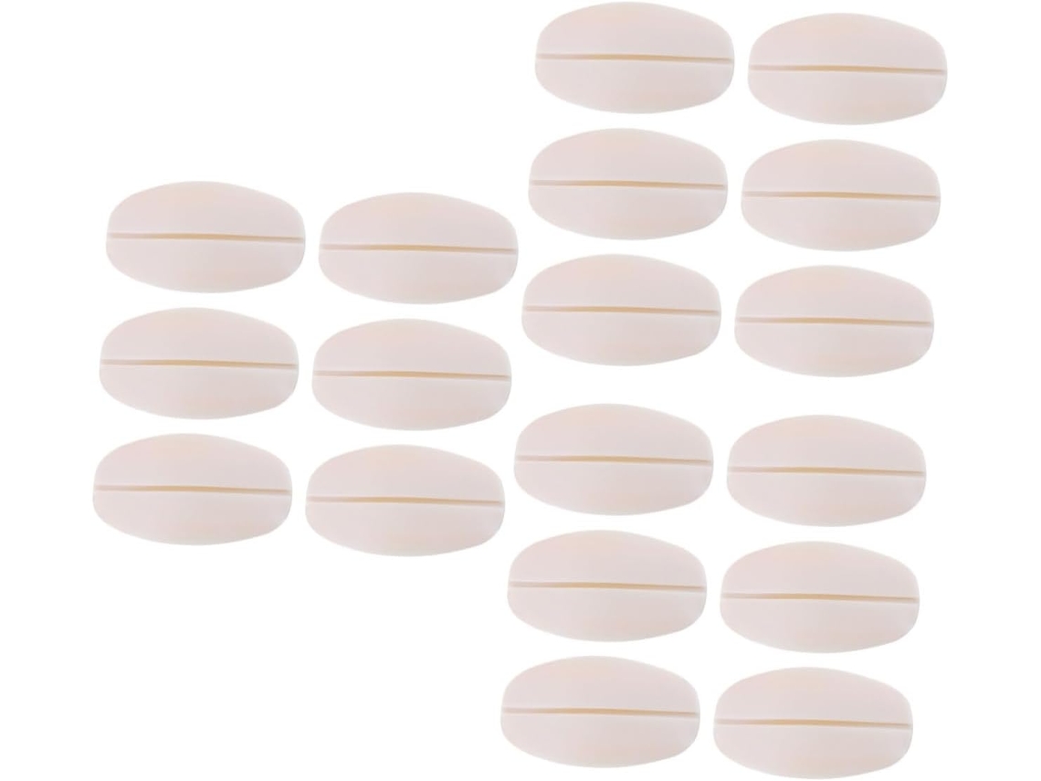Nuobesty De 18 Protetores De Ombro De Silicone, Antiderrapantes E Invisíveis Para Elevar Os Ombros