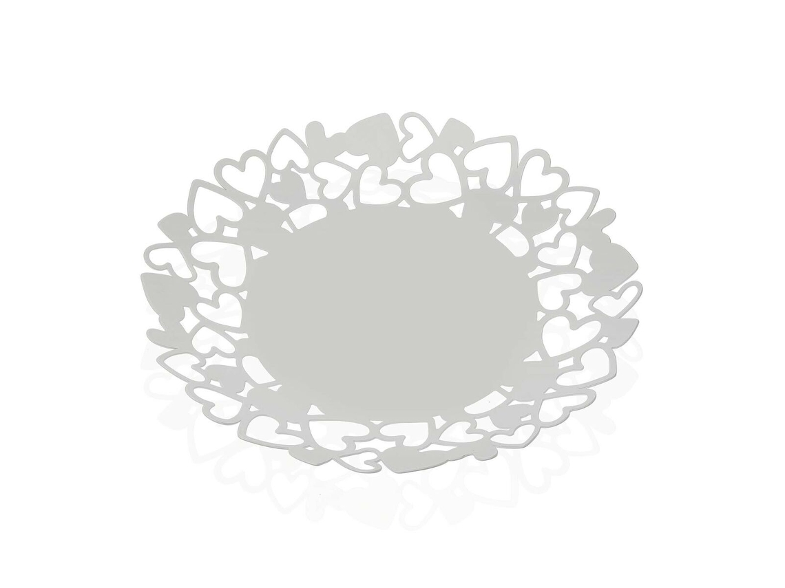 Fruteira Versa Kamira Branco Metal Aço (29 X 4,5 X 29 Cm)