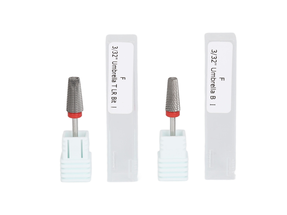 Bits De Broca Para Unhas De Aço Tungstênio Com Superfícies Rugosas Para Remover Cola E Polir Unhas Salão De Beleza