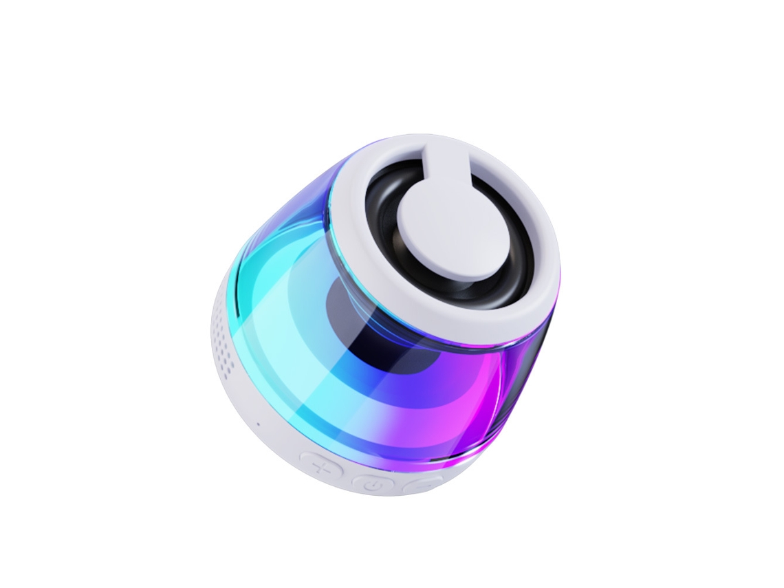Caixa de Som Bluetooth AQUAFORGE com Suporte Magnético, Portátil, Iluminação RGB, Presente