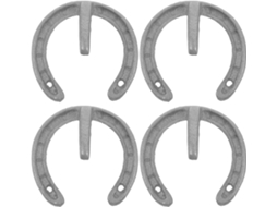 Ganchos De Ferro Fundido Em Formato Ferradura Vintage, Conjunto 4