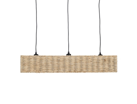 Candeeiro de Teto Preto Natural Ferro 220-240 V 88 X 17,5 X 65 Cm BIGBUY HOME