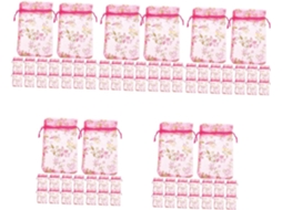 Nuobesty 250 Peças De Organza Com Cordão, Decorativas Para Festas, Casamentos, Doces E Joias.