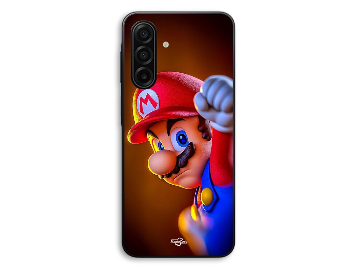 Capa Para Samsung Galaxy A18 Super Mario Poder Maniacase