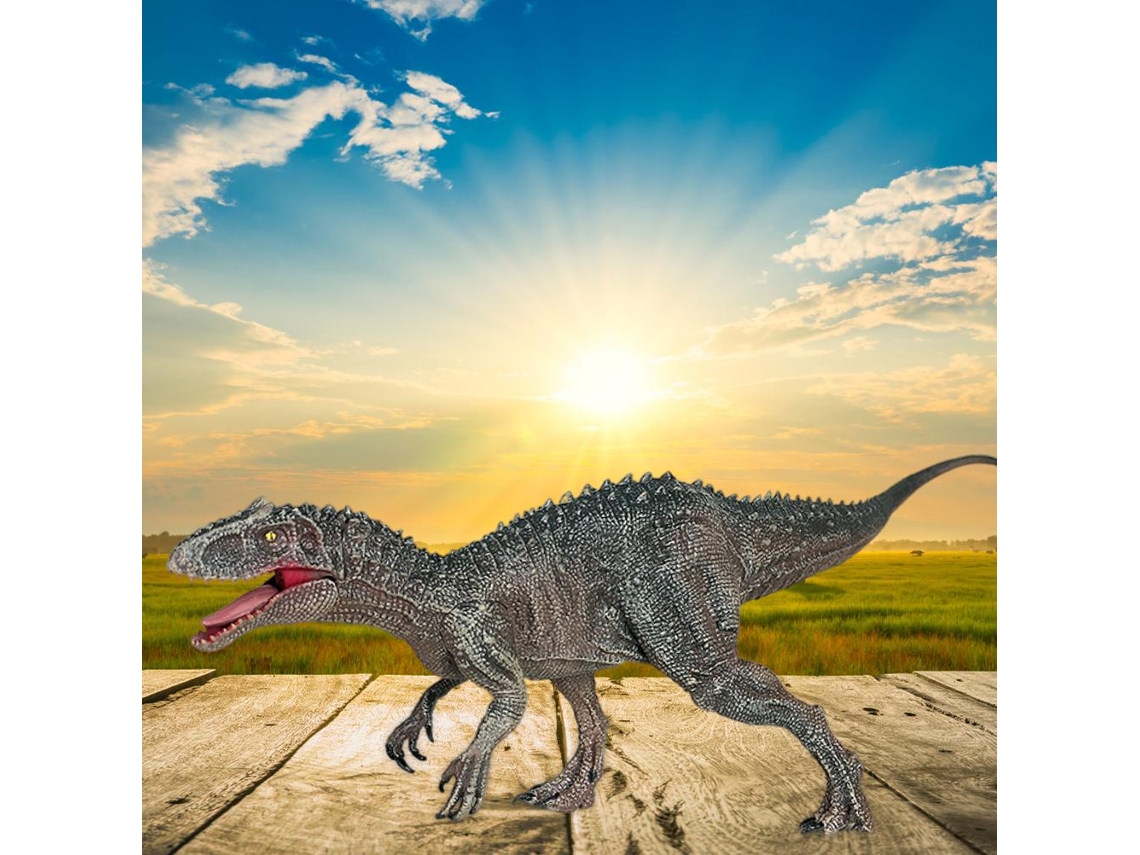 Mali boneco de Ação Dinossauro com Mandíbula Móvel Modelo Estático Plástico Brinquedo Animal