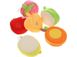 Conjunto Frcolor Com 6 Escovas De Banho Esfoliantes E Massageadoras Para Meninos Meninas, Tamanho Padrão, Esponja Macia