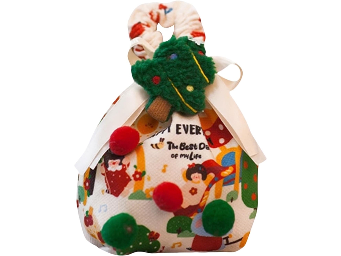 Sacos De Tecido Reutilizáveis Para Doces De Natal