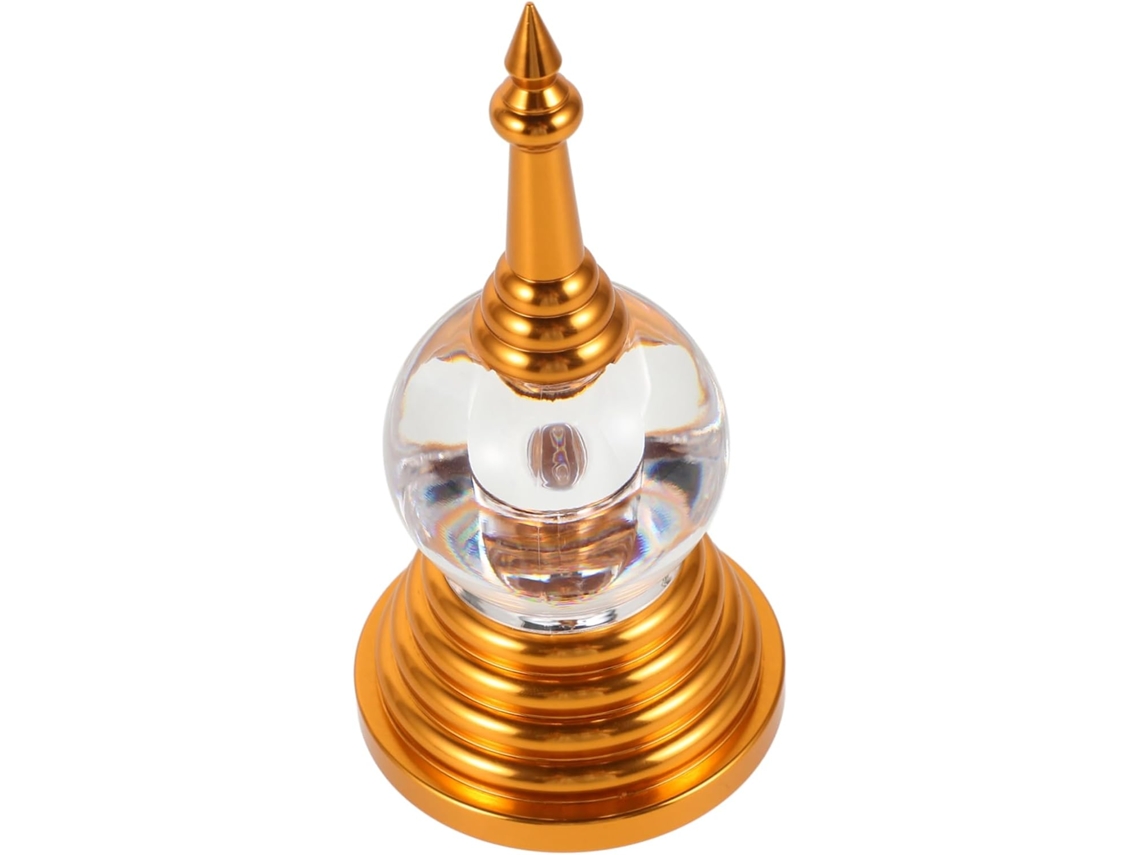 Torre Budista em Acrílico com Oferendas Estátua para Decoração de Mesa, para Templos, Casas e Escritórios CHABERLU