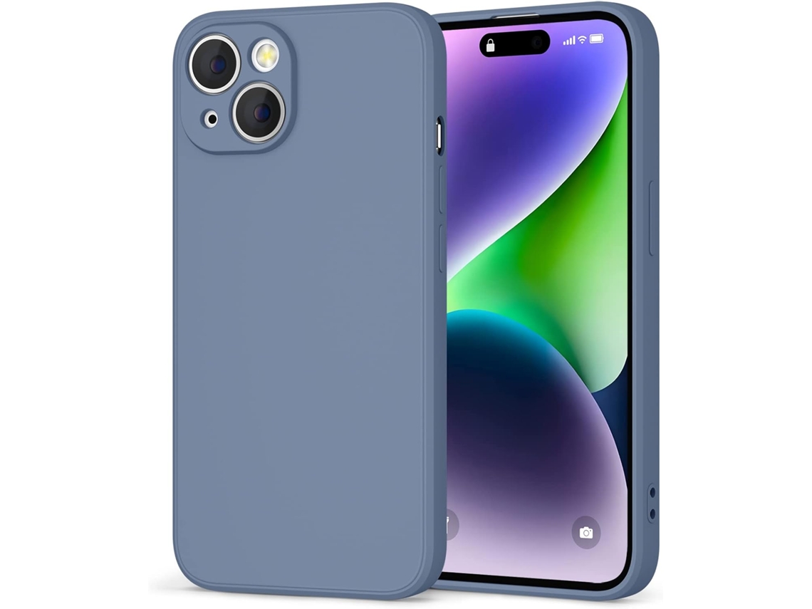 Capa Forro Proteção Total para iPhone 14 HONGWE. Textura Macia