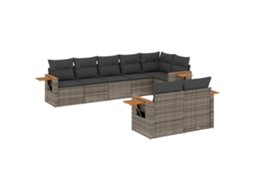 Garden Sofa Set, Garden Sofa Sets Vidaxl Cinzeto Rattan / Vime (n/a)
