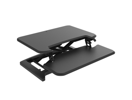 Módulo de Mesa Pequena Mesa Ajustável para Computador Preto EUROSEATS