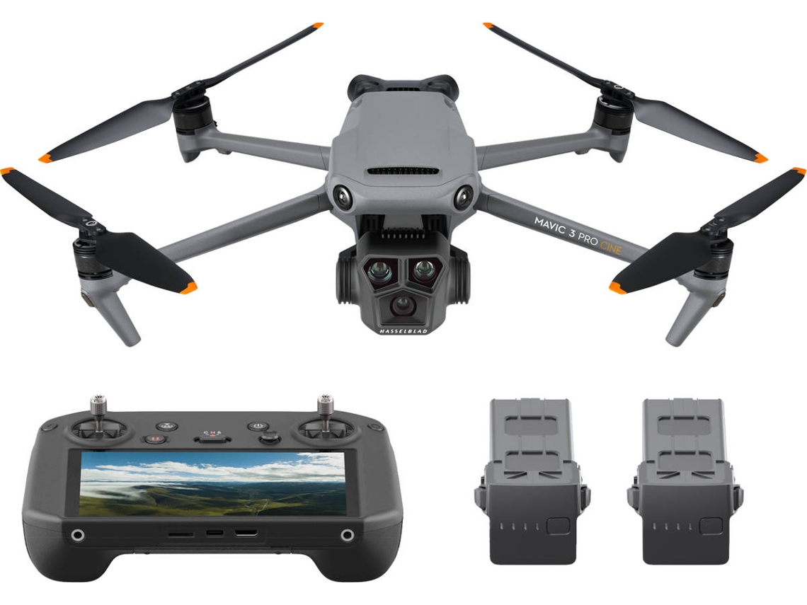Drone DJI Mavic 3 Pro Cine Premium Combo (5.1K - Autonomia: Até 43 minutos - Preto)