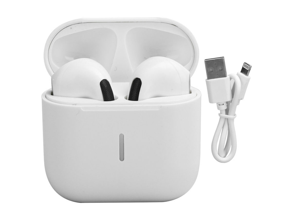 Auriculares Inalámbricos Bluetooth 5.1 HiFi Tws con Cancelación de Ruido Control Táctil y Diseño Deportivo Blanco S/MARCA