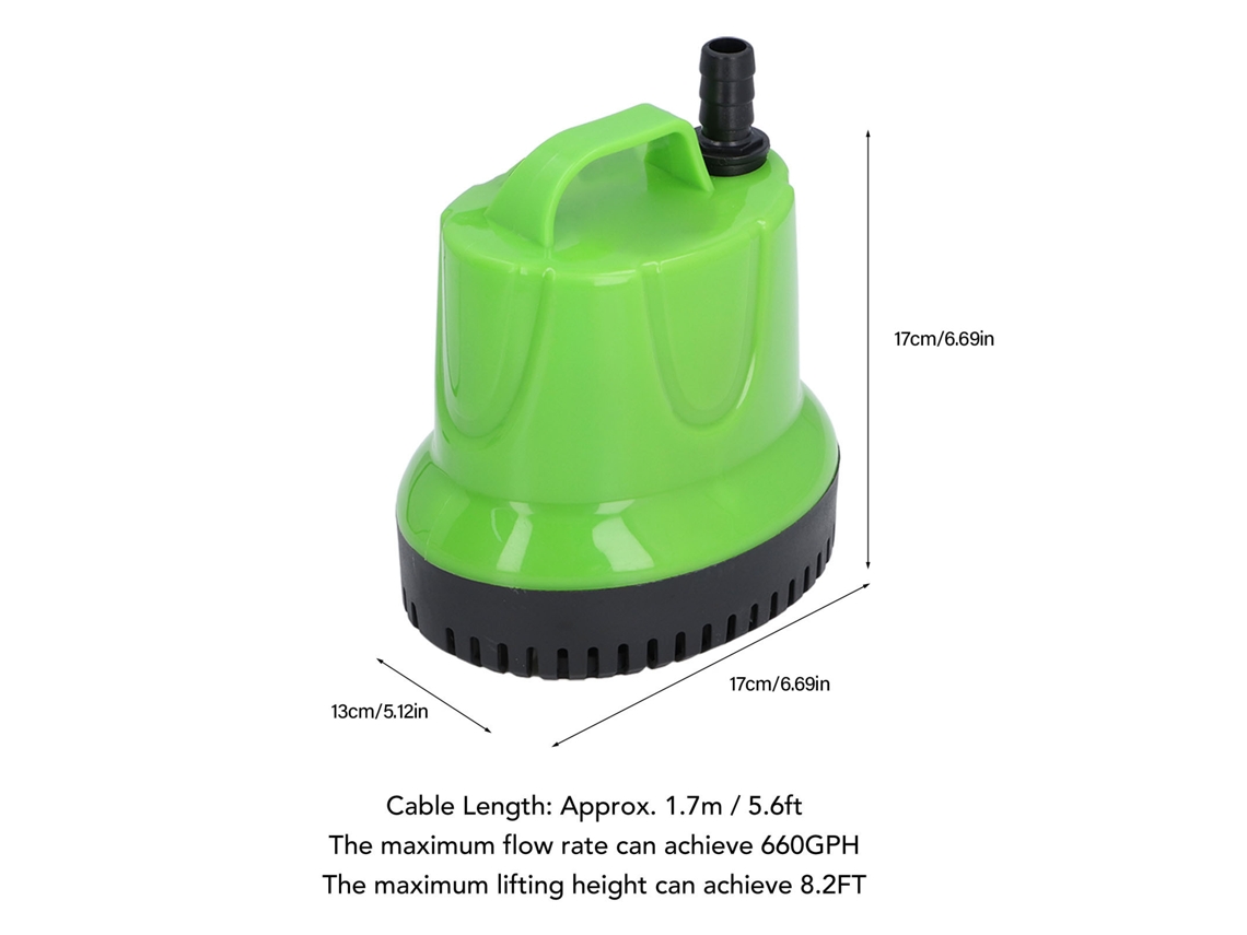 Bomba Submersível Laxiscreed 1189 Gph, 100w Silenciosa Para Poços E Cisternas