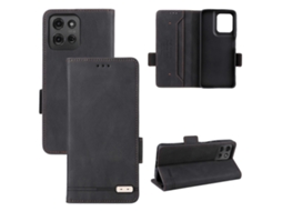 Capa De Couro Com Fecho Magnético Para Celular