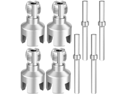 Conjunto De 4 Ferramentas Rosqueamento Plástico Para Tubos 1 2e 3 Polegadas, Ferramenta De Rosqueamento Manual E