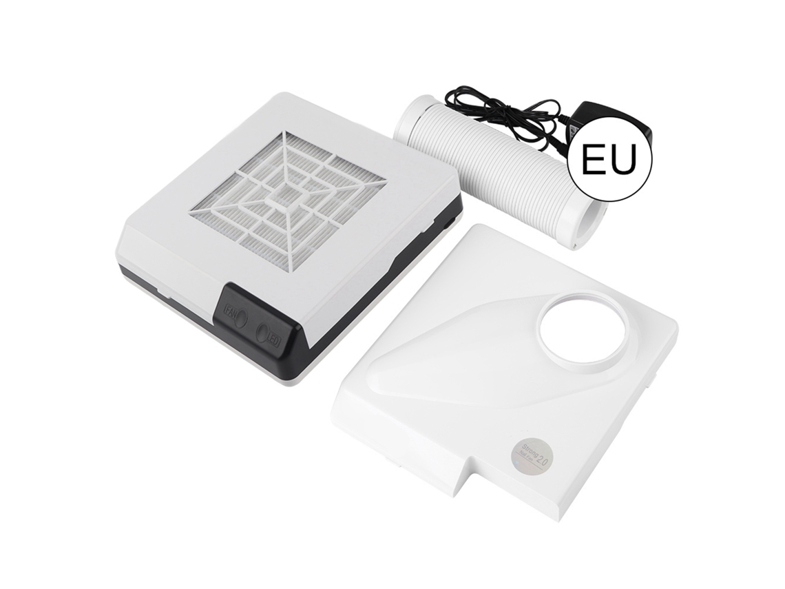 Aspirador De Poeira Para Unhas Profissional Coletor De Poeira Com Lâmpadas Led Ferramenta De Manicure