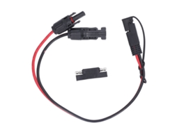 Cabo Conector Painel Solar 12awg Pvc Cobre Adaptador Sae