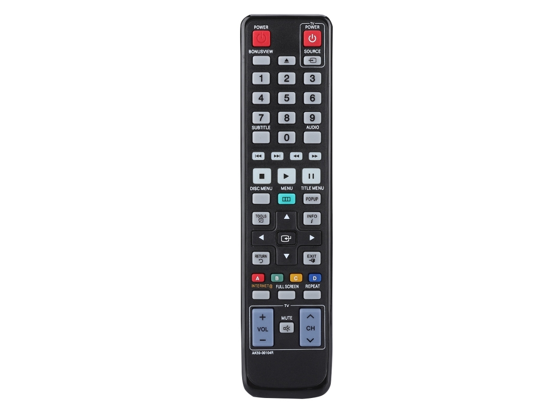 Mando à distância multifuncional de substituição para reprodutor de DVD Samsung AK59 00104R, alta qualidade