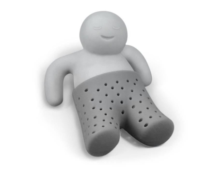 Alpexe Bonhomme Luigi Infusor de chá de silicone multicolorido para adultos