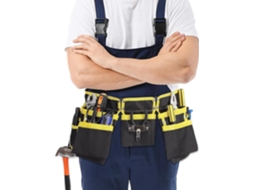 Bolsa para ferramentas de eletricista Ipetboom, bolsa de tecido Oxford resistente ao desgaste, grande capacidade