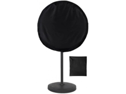 Capa Protetora Impermeável para Ventiladores de 18 a 24 Polegadas, Resistente, Preta, 61 X 19 Cm BRILVIBERA