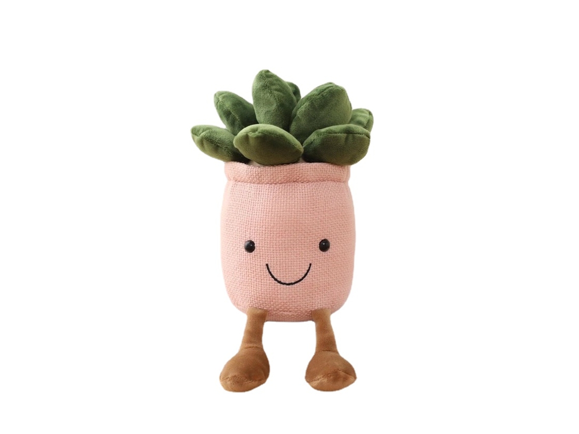 Peluche HXDZFX Suculenta Rosa 35 Cm