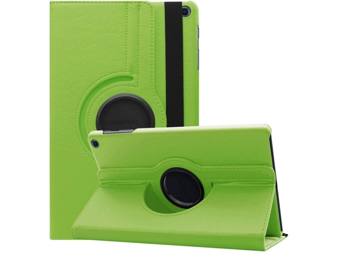 Capa para Samsung S7 T870/T875 de 11 polegadas, giratória 360°, verde.