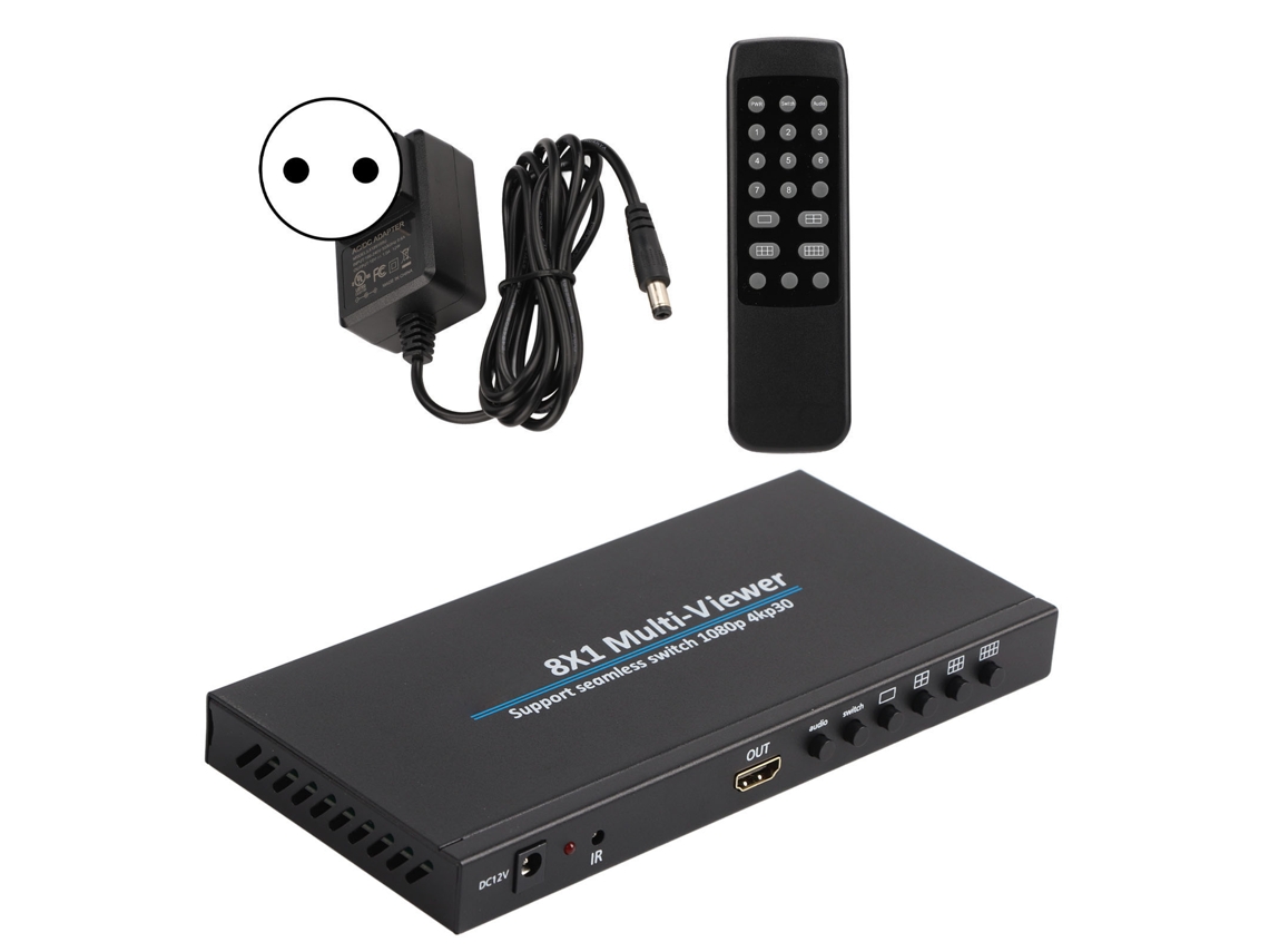 Divisor de Vídeo Hdmi LAXISCREED 8 Entradas