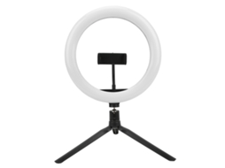 Luz Anular 3 Colores Herramienta De Cámara Circular Para Grabar Vídeos Clases Online Maquillaje Selfie