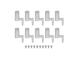 10pcs lâmpadas led com sensor, para armário, closet, gaveta, cômodo | S/MARCA