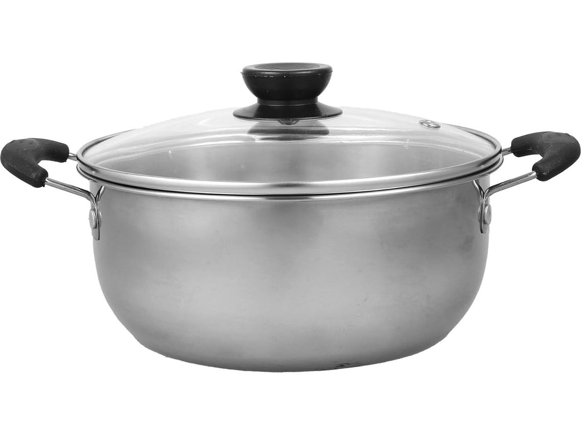 Panela A Vapor De Aço Inoxidável De 18 Cm, Adequada Para Fogões De Indução E Convencionais, Ideal Pa Gokoco