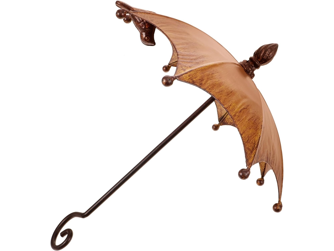 Comedouro de Pássaros Suspenso em Ferro Inoomp para Jardim e Varanda, Às Intempéries, com Design Decorativo e Fácil de CHABERLU