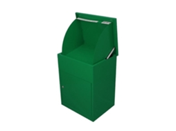 Caixa de encomendas verde - Caixa de correio - Verde - Aço - Face única - Individual - Fixada na parede
