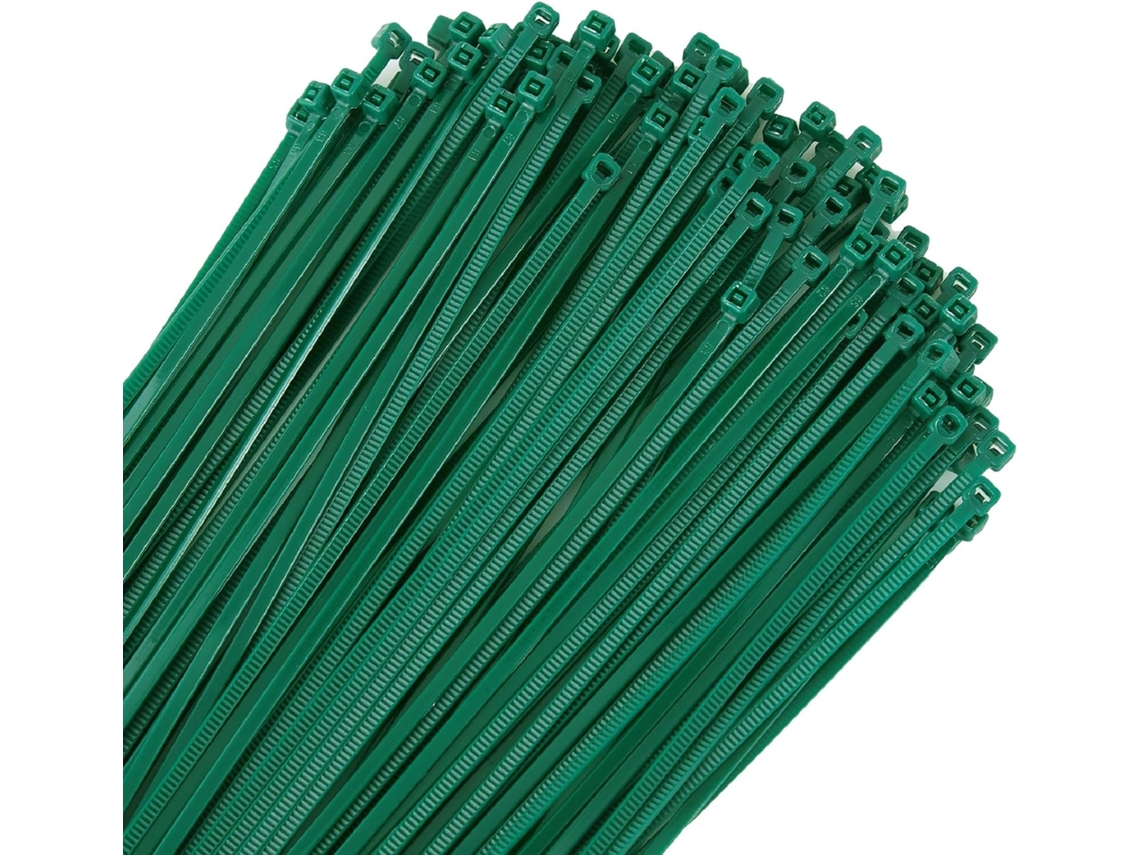 Abraçadeiras De Nylon Verde-escuro De 3 Mm E 10 Polegadas Para Jardim, Abraçadeiras De Torção