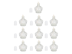 10pcs Garrafa de Lâmpada de Queima de Vidro Reutilizável 150ml para Laboratório Experimento Químico
