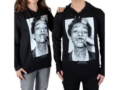 Camisola Unissexo Little Eleven Paris Wiz Khalifa Preto (8 Anos)