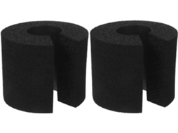 Batente De Porta Anti Impacto, 2 Peças, Espuma Preta, Protetor Anti Colisão Para Portas, Janelas E Armários