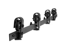 Sistema De Trilho Para Portas De Correr Dobráveis De 193 Cm Em Aço Carbono Preto Tekmaquinas