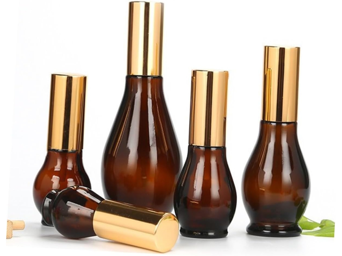 Frascos De Vidro Coloridos Recarregáveis E Vazios De 100ml Para Cosméticos, Estilo Designer.