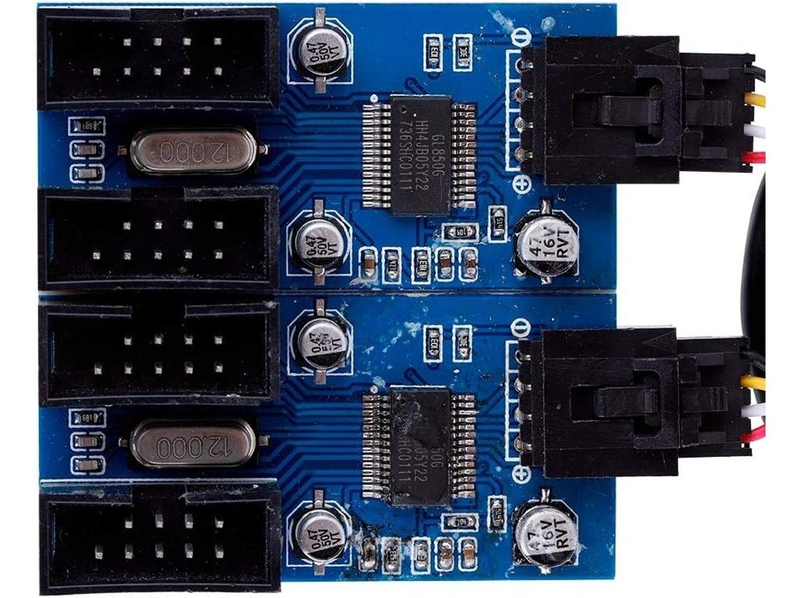 Cabo Extensor Usb Macho De 9 Pinos Para Placa-mãe Com Blindagem Fio,