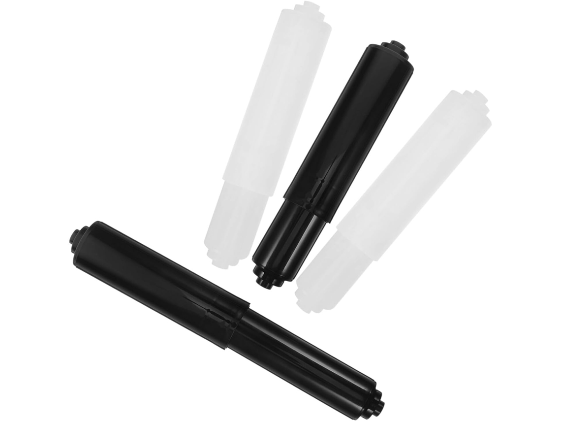 Conjunto Com 4 Suportes Para Papel Higiênico E 2 Hastes De Mola De Reposição (2 Unidades).