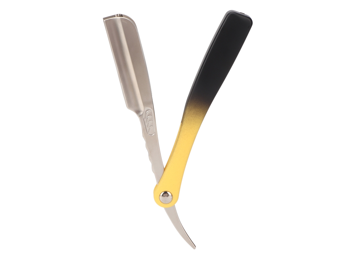 Cortador De Cabelo Retangular Plegável Com Lâmina De Borda Retangular Manual Para Sobrancelhas Gradiente Prata