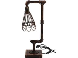 Luminária De Mesa Industrial E27, Estilo Steampunk Retrô, Ideal Para Iluminação Interna, Perfeita Para Quarto, Sala De