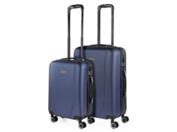Conjunto de Malas Rígidas Abs ITACA Tiber 55X38X20 / 65X44X24 Cm 35/70L