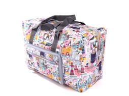Mala de Viagem Dobrável Grande, Ideal para Bagagem Mão, Viagens Fim Semana e Curtas, com Alça Ombro. AQUAFORGE