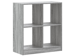 Estante Derivados de Madeira Cinzento Sonoma (68,5x32x75 cm)