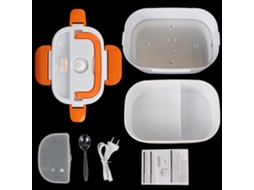 (conector Laranja Estilo Europeu) Conjunto De Marmita Com Aquecimento Rápido E Talheres, Feito De Plástico Ecológico.