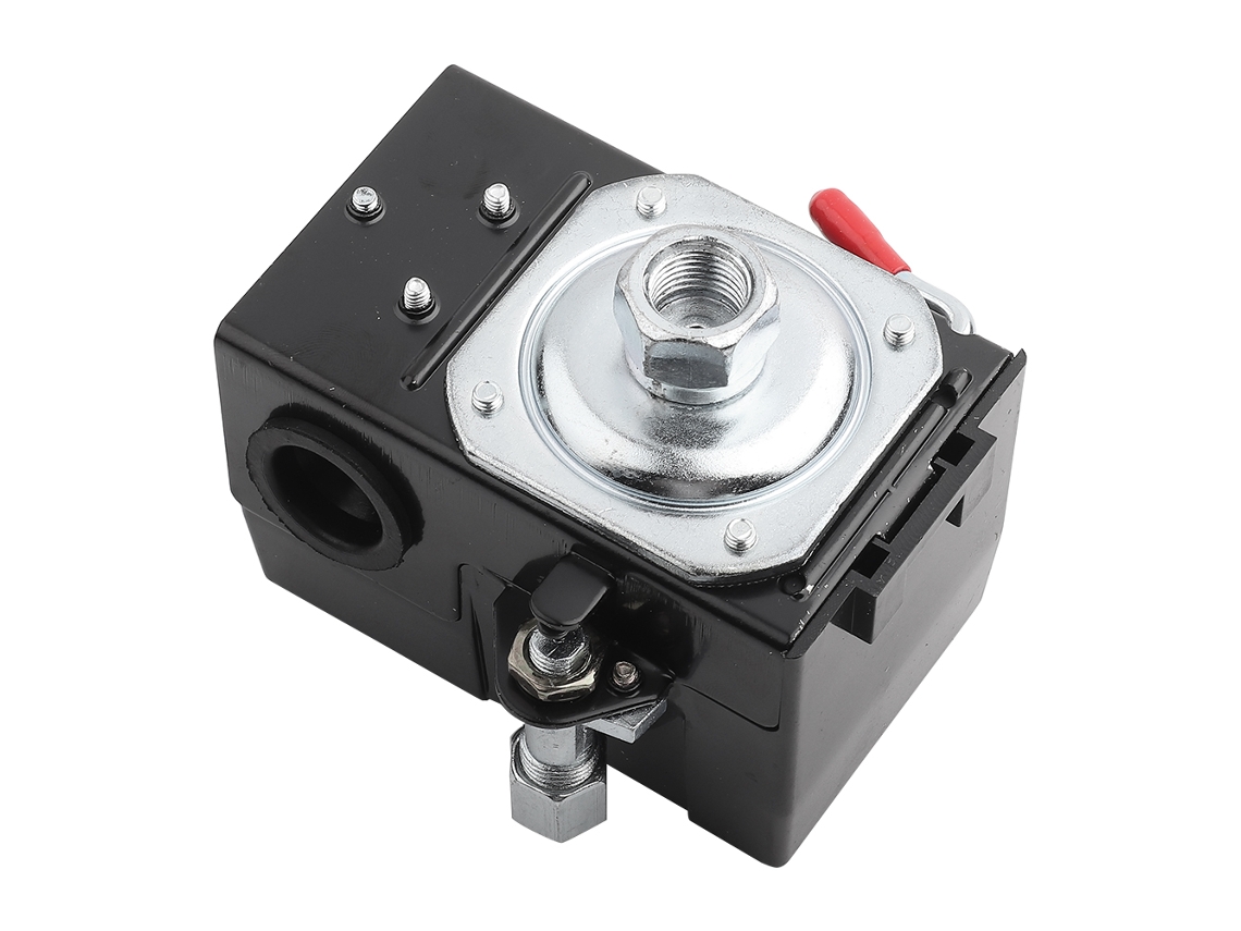 Interruptor De Pressão Para Compressor De Ar 135-175psi 26amps Porta Única De Alta Resistência
